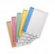 Sachet de 10 planches d'étiquettes N° 9, 156x8 mm, en bristol bordure coloris assortis (5),image 1