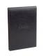 Porte-bloc Boutique noir 115x158, simili cuir, avec porte-crayon + bloc N°13 ligné,image 1
