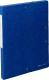 Boîte à élastique EXABOX SCOTTEN, carte lustrée grainée, dos de 25, coloris bleu,image 1