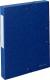 Boîte à élastique EXABOX SCOTTEN, carte lustrée grainée, dos de 40, coloris bleu,image 1