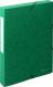 Boîte à élastique EXABOX SCOTTEN, carte lustrée grainée, dos de 40, coloris vert,image 1