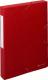 Boîte à élastique EXABOX SCOTTEN, carte lustrée grainée, dos de 40, coloris rouge,image 1