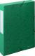 Boîte à élastique EXABOX SCOTTEN, carte lustrée grainée, dos de 60, coloris vert,image 1