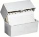 Boîte à fiches MEMO-BOX Office, format A7, coloris gris lumière,image 1