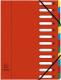 Trieur extensible HARMONIKA, 12 compartiments, coloris rouge,image 1