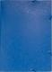 Chemise à élastique 3 rabats Carte lustrée, Format A3, coloris bleu,image 1