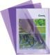 Sachet de 10 pochettes coins, format A4, PVC lisse, coloris violet,image 1