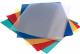 Protège-cahier Cristalux 17x22, PVC 22/100, transparent lisse, coloris bleu,image 1