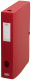 Boite à bouton pression Memphis 24x32, en PP opaque, dos de 60, coloris rouge,image 1