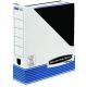 Porte-revues Bankers Box System, format A4, larg. 80 mm, montage auto Fastfold, coloris bleu/blanc,image 1