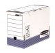 Boîte à archives Bankers Box System, format A4, larg. 150 mm, montage auto Fastfold, coloris blanc/bleu,image 1