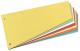 Sachet de 100 intercalaires trapézoidaux, pour classeur A4, coloris rouge,image 1