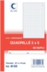 Carnet quadrillé 5x5 - A5 - 50 dupli,image 1