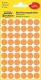 Etui de 270 pastilles adhésives, diamètre 12 mm, coloris orange fluo (5 feuilles / cdt),image 1