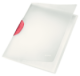 Chemise ColorClip A4 Magic, en polypro incolore clip rouge,image 1