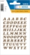 Pochette de 61 lettres adhésives dorées, haut. 8 mm (1 feuille 9x16 / cdt),image 1