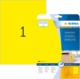 20 étiquettes jaunes Special, amovibles, format 210 x 297 mm (20 feuilles A4 / cdt),image 1