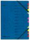 Trieur, format A4, carton, 12 compartiments, bleu,image 1
