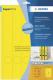 Etiquettes Superprint pour classeur, 192 x 38mm, jaune,image 2