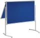 Tableau d'information prof., rabattable, 150x120 cm, textile, coloris bleu,image 1