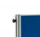 Tableau d'information prof., rabattable, 150x120 cm, textile, coloris bleu,image 4