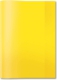 Protège-cahier structuré 21x29,7, en PP transparent, jaune,image 1