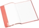 Protège-cahier structuré 21x29,7, en PP transparent, rouge,image 2
