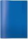 Protège-cahier structuré 21x29,7, en PP transparent, bleu,image 1