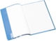 Protège-cahier structuré 21x29,7, en PP transparent, bleu,image 2