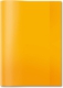 Protège-cahier structuré 21x29,7, en PP transparent, orange,image 1