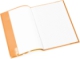 Protège-cahier structuré 21x29,7, en PP transparent, orange,image 2