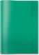 Protège-cahier structuré 21x29,7, en PP transparent, vert,image 1