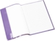 Protège-cahier structuré 21x29,7, en PP transparent, violet,image 2