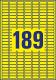 3780 étiquettes enlevables Laser jaunes, format 25,4 x 10 mm (20 feuilles / cdt),image 2
