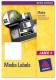 250 étiquettes disquette 31/2 face Laser blanches, format 70 x 52 mm (25 feuilles / cdt),image 1