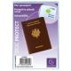 Sachet de 10 étuis 2 volets pour passeport, format 133x95 (4 faces),image 1