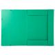 Chemise à élastique 3 rabats Carte lustrée, Format A3, coloris vert,image 2