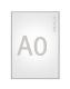 Cadre à clapets Standard, A0, aluminium anodisé, coloris argent,image 1