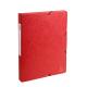 Boîte à élastique Carte lustrée, dos de 25, coloris rouge,image 1