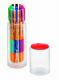 Pot de 10 stylos à encre gel pointVisco, pointe M, encre 10 coul., coloris jaune/assortis,image 2