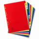 Intercalaires 1-12 12 positions, format A4, en polypro souple, coloris assortis (6),image 1