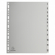 Intercalaires 1-12 12 positions, format A4 Maxi, en polypro souple, coloris gris,image 1