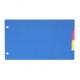 Intercalaires 4 positions FOREVER, pour fiches bristol 125x200, en carte recyclée, coloris pastel,image 1