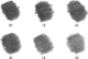 Boîte métal de 6 crayons Mars Lumograph, hexagonal, degrés de dureté assortis,image 3