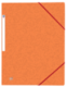 Chemise à élastique Top File+ A4, en carte lisse coloris orange,image 1