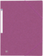 Chemise à élastique 3 rabats Top File+, carte relief, coloris violet,image 1