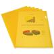 Boîte de 100 pochettes coin standard, A4, PP 12/100e, coloris jaune,image 1