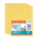 Sachet de 10 pochettes coin Fard'Liss A4, en PVC lisse coloris jaune,image 1