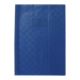 Protège-cahier Grain Madras A4, PVC 22/100, coloris bleu, avec rabats marque-pages et porte-étiquette,image 1