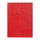 Protège-cahier Grain Cuir A4, PVC 20/100, coloris rouge groseille, avec porte-étiquette,image 1
